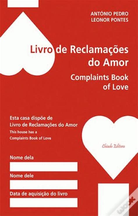 Livro De Reclama Es Do Amor De Ant Nio Pedro E Leonor Pontes Livro