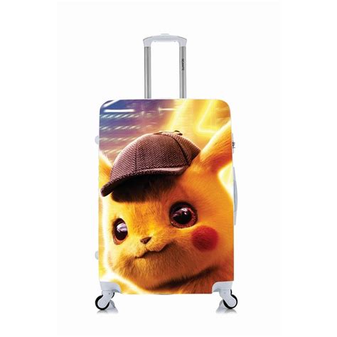 Capa Protetora Para Mala Viagem Personalizada Pequena Pikachu K