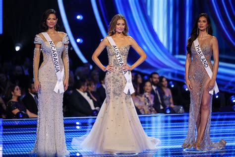 2023 Miss Universe Top 3 Finalists Shine In Embellished Gowns