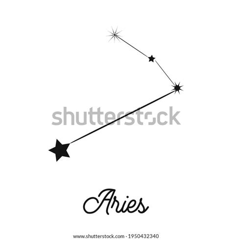 Zodiac Sign Form Constellation Sky Stars Stock Vector Royalty Free 1950432340 Shutterstock