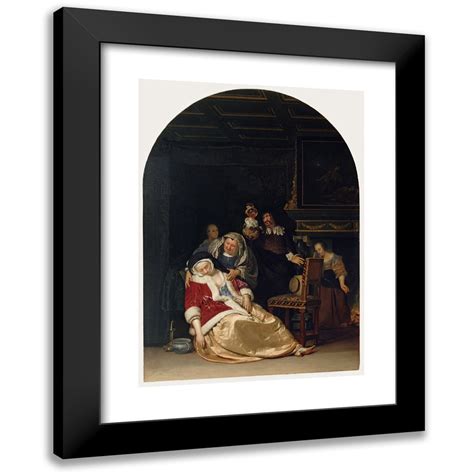 Frans Van Mieris The Elder 11x14 Black Modern Framed Museum Art Print