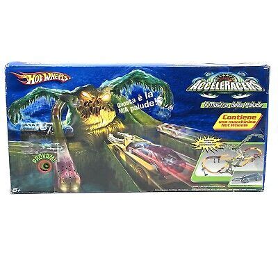 Hot Wheels Acceleracers Swamp Beast Race Track Set New Sealed Hx Ebay