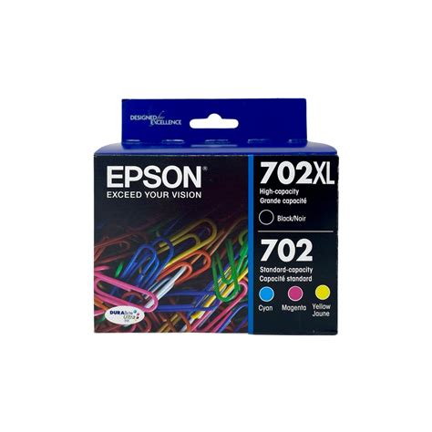 Genuine Epson 702xl702 Blackcolor Ink Cartridges High Yieldstandar