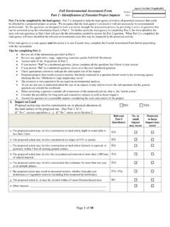 Full Environmental Assessment Form Part 2 Full Environmental