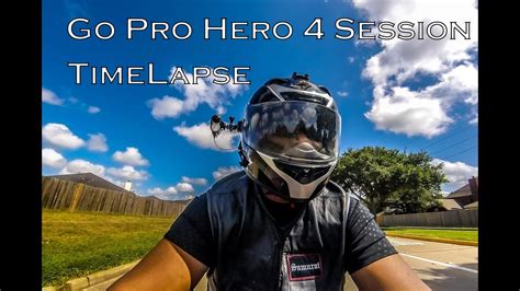 Go Pro Hero 4 Session Time Lapse Motorcycle Ride Youtube