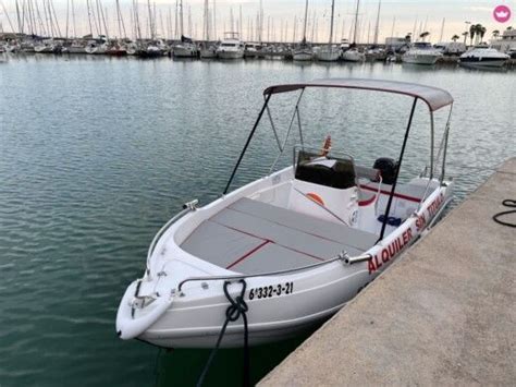 Alquiler Barco Sin Licencia Voraz Open En Casteldefels