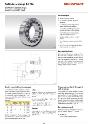 Tous Les Catalogues Et Fiches Techniques PDF RINGSPANN