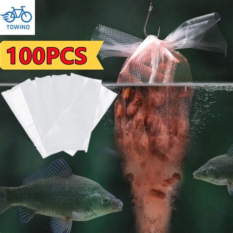 Pcs Pva Bags Carp Fishing Fast Dissolving Non Residue Coarse