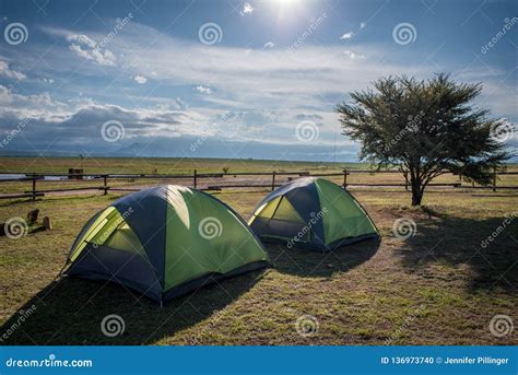 Tents Pitched In Front Of Layla Or Leila Peak Seen From Xhuspang