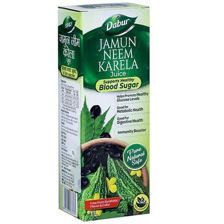 Organic Grocery Usa Dabur Jamun Neem Karela Juice