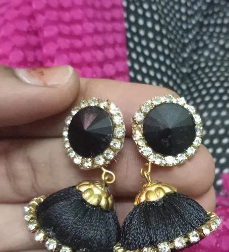 Handmade Silk Thread Earrings At Rs Piece