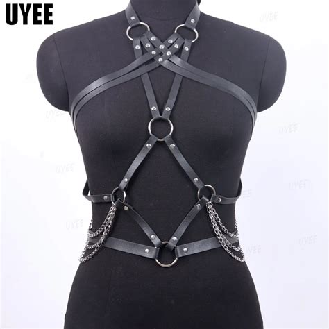 UYEE Sexy Body Chain Harness Women Belt Lingerie Bra Strap Adjustable