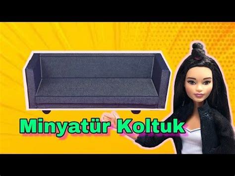 Kendi Yaptığım Barbie Bebek Koltuk Nasıl Yapılır Kendin Yap Oyuncak