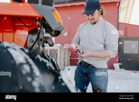 Tractor On Farm Hi Res Stock Photography And Images Alamy