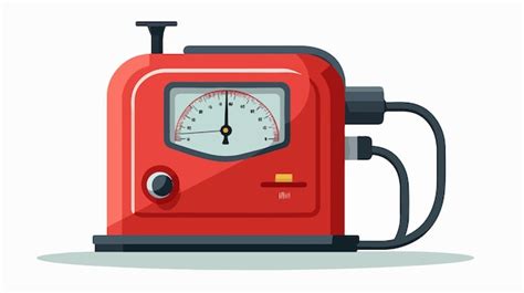 Professional Blood Pressure Machine Flat Vector Illustration For