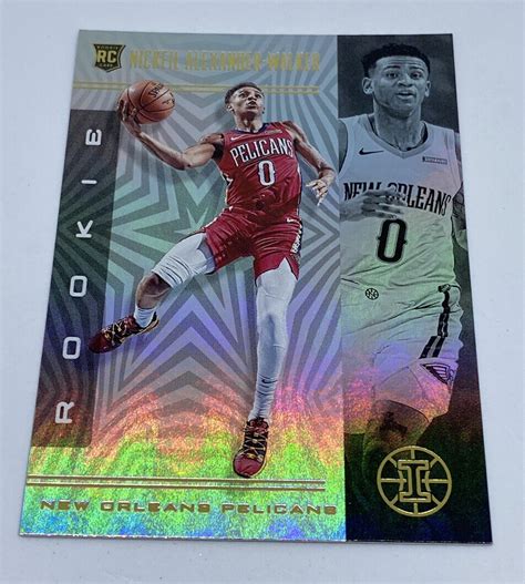 2020 Panini Illusions Nickel Alexander Walker Silver Holographic Foil