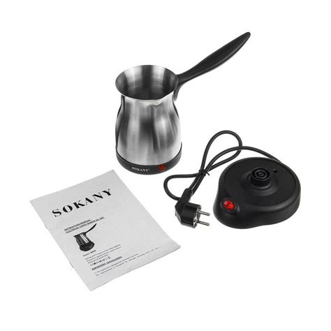 Ibric Electric Pentru Cafea Sokany Dc W Ml Baza