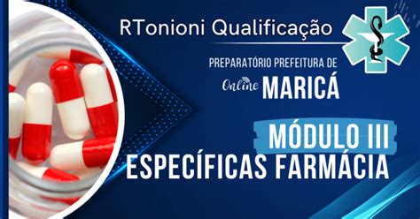 Curso Preparatório Maricá Módulo III ESPECÍFICAS FARMÁCIA online