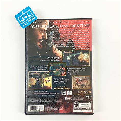 Onimusha 3: Demon Siege - (PS2) PlayStation 2 [Pre-Owned] – J&L Video ...