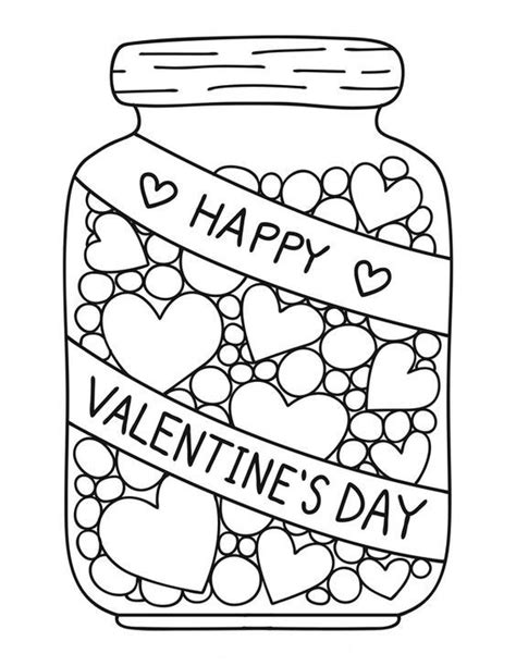 Free Valentines Coloring Page - MarentuHale