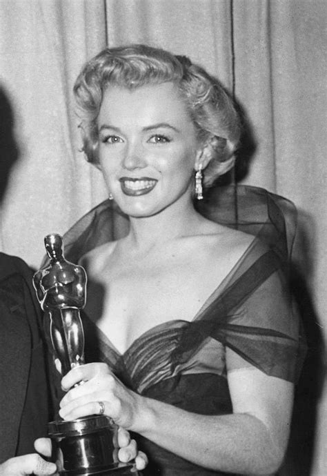 At The 1951 Academy Awards Norma Jean Marilyn Monroe Marilyn Monroe