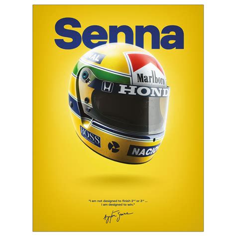 Ayrton Senna Helmet San Marino Gp 1988 Canvas Print The Art Group