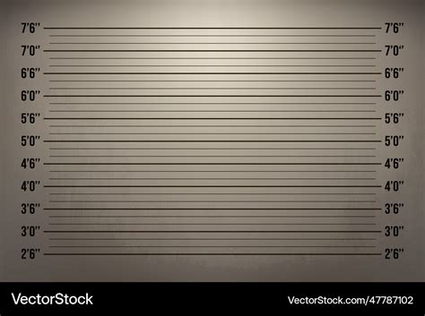 Police Lineup Or Mugshot Retro Background Vector Image