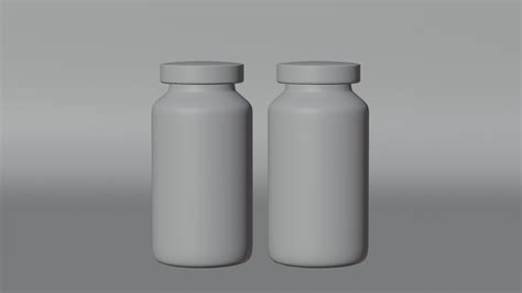 Pill Bottles 3D Model CGTrader