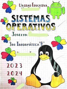 A Poster With An Image Of A Penguin On It S Back And The Words Sistemas