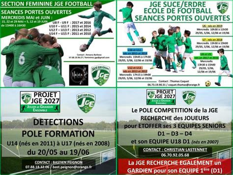 Portes Ouvertes Féminines Jge Sucé Football