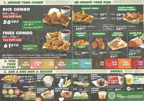 Selalu diperbarui! Menu Wingstop, Cinere, Depok