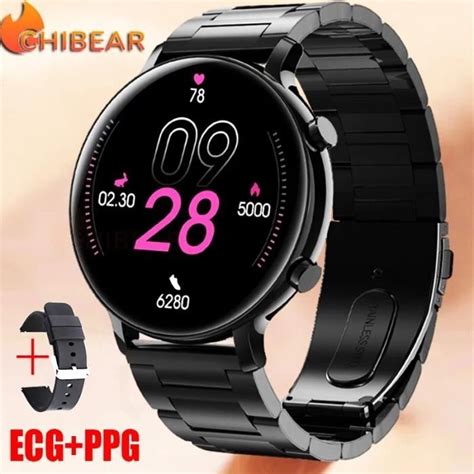 Chibear Montre Connect E Ecg Ppg Pour Femmes Bracelet De Sport