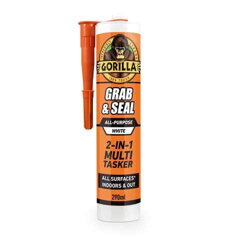 Gorilla Waterproof Coat & Seal Liquid Black | Ideal For Gaps, Cracks