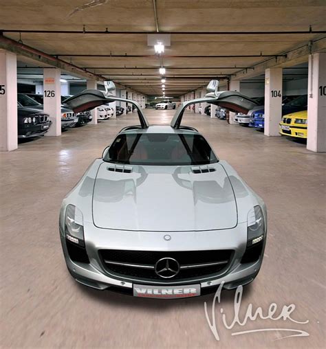 Interior Of A Mercedes-Benz SLS AMG Given A Makeover By Vilner ...