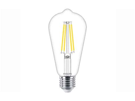 Philips Classic Filament Led Bulb Warm White E27 60w Lava Mt