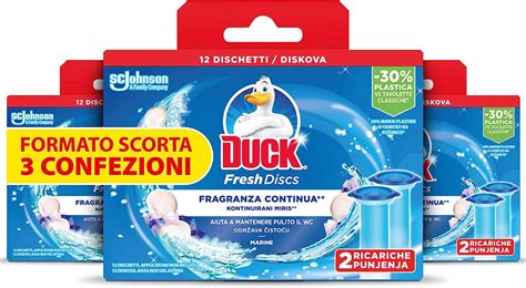 Duck Fresh Discs Detergente Bagno Dischi Gel Igienizzanti Wc