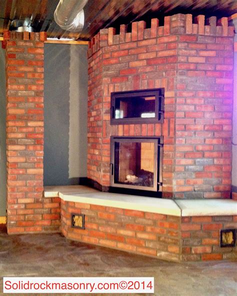 Fearing Sr 18 Corner Masonry Heater Unit With Black Oven Hot Water