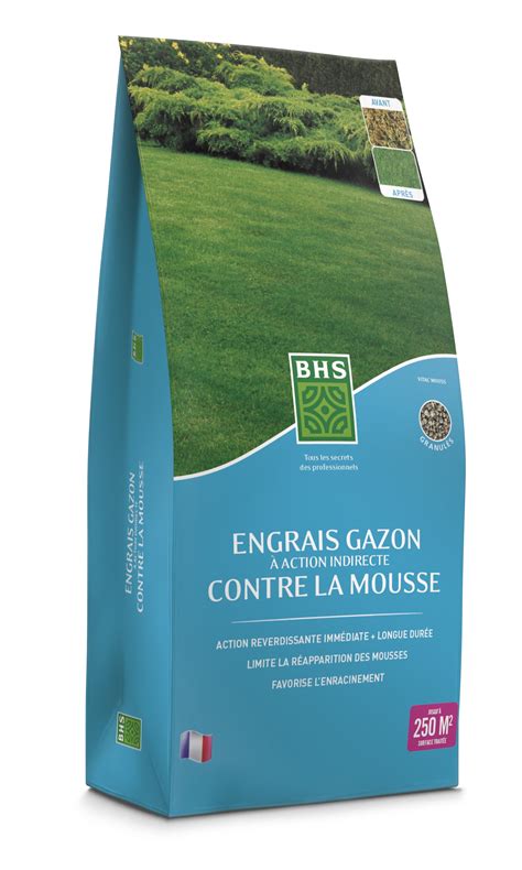 Bhs Vmo Engrais Gazon Vitalmooss Jardin Kg Forte