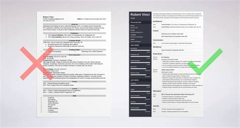 Artist Resume 20 Templates And Best Examples For All Artists