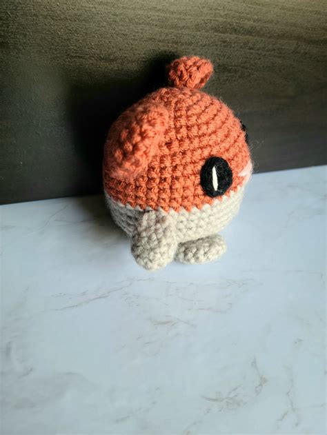 Tik Tok Hamster Amigurumi Cute Crochet Hamster Plushie Etsy