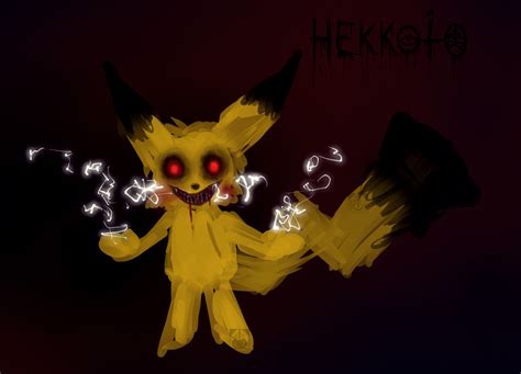 Evil Pikachu By Hekkoto On Deviantart