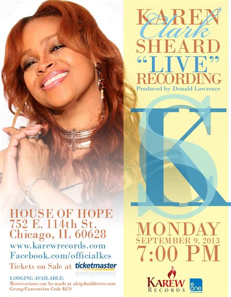 Karen Clark Sheard Live Recording!! – I Choose Gospel