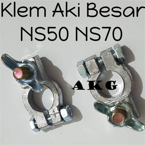 Jual Terminal Accu Klem Kepala Aki Timah Mobil Lobang Besar NS50 NS70