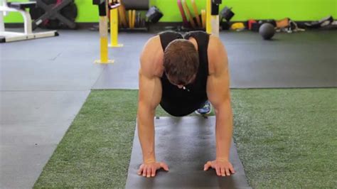 Scapular Push Up Youtube