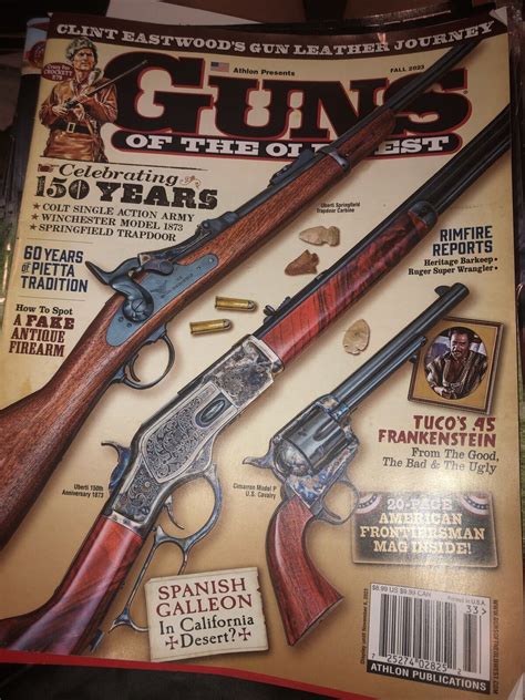 Guns Of Old West Magazine Celebrating 150 Years Colt Fall 2023 96