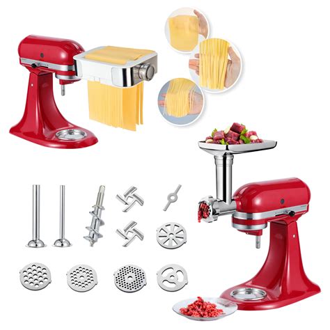 Meat Grinder And Pasta Maker Attachment For All Kitchenaid Stand Mixers Kitchen Aid