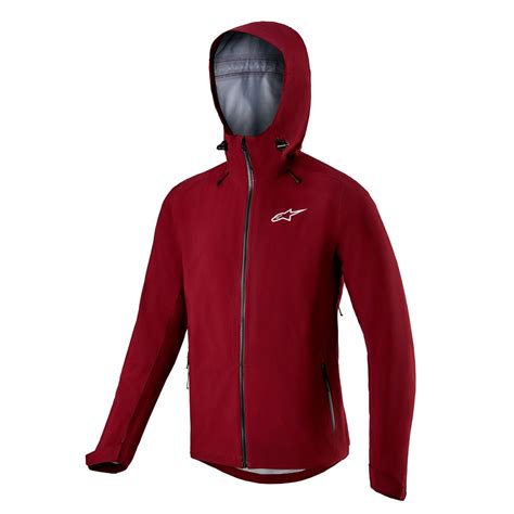 Alpinestars Mtb Rain Jacket Sierra Wp Barolo Red Maciag Offroad