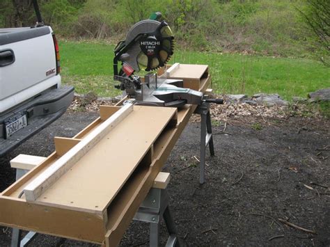 Diy Miter Saw Bench Build A Miter Saw Table Gnh Lumber Diy Best