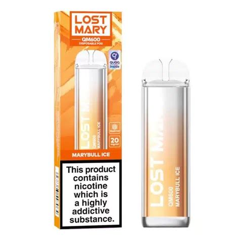 Marybull Ice Lost Mary Qm Disposable Vape Diy E Liquids