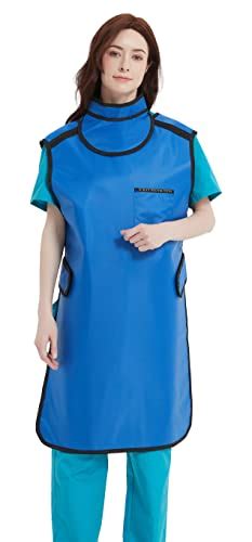 SHINRAY 0 5mmpb Xray Lead Apron For Xray With Thyroid Shield Collar